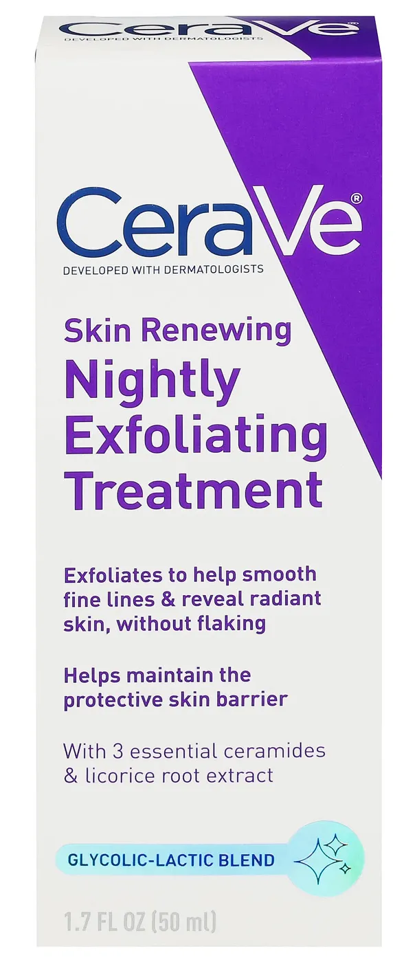 CERAVE NIGHTLY EXFOLIATING TREATMENT 1.7oz