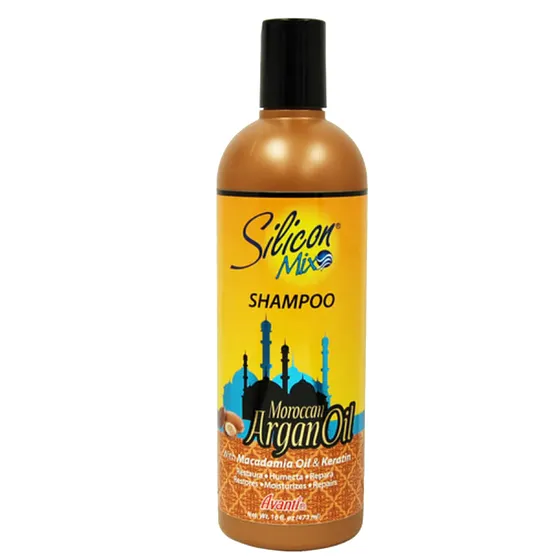 SHAMPOO ARGAN OIL SILICON 16OZ