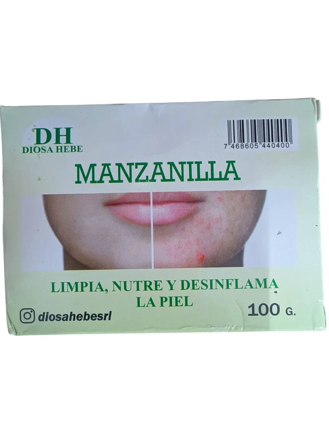 JABON DIOSA HEBE MANZANILLA 100g