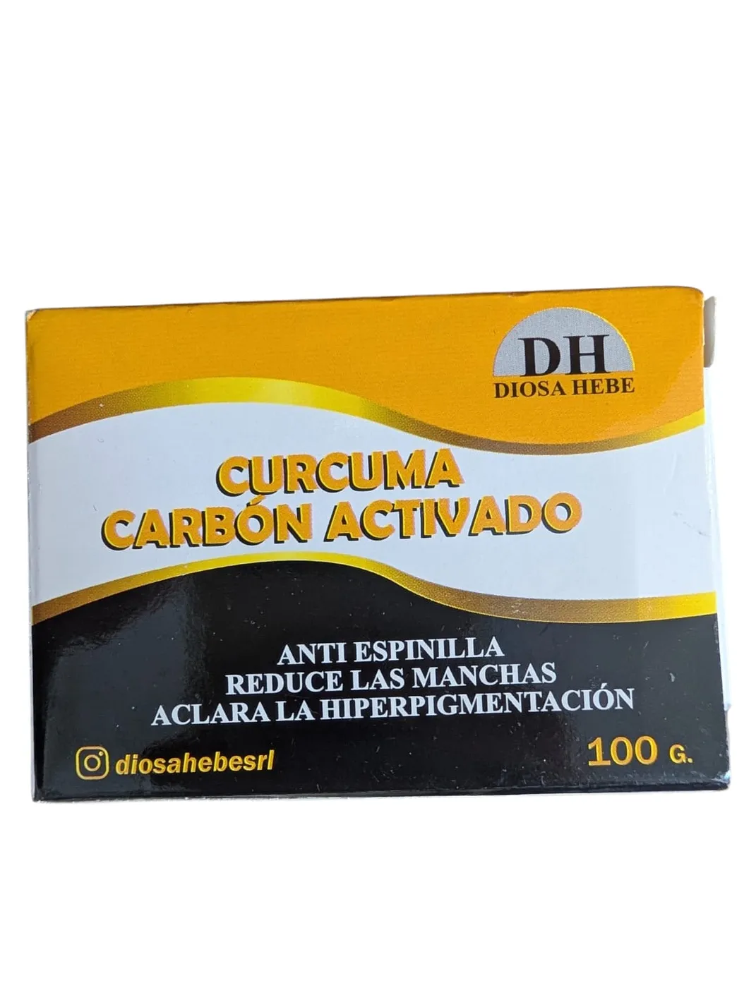 JAB DIOSA CURCUMA Y CARBON ACTIVADO 100G