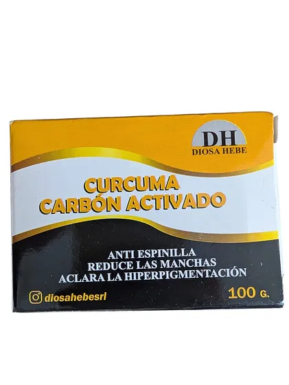 JAB DIOSA CURCUMA Y CARBON ACTIVADO 100G
