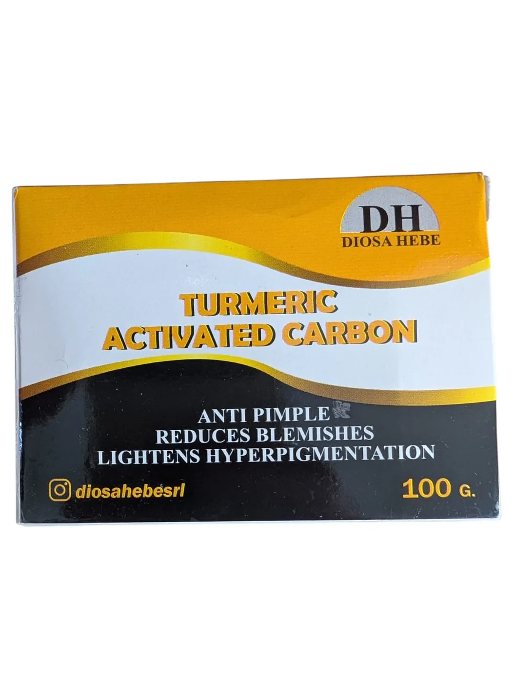 JAB DIOSA CURCUMA Y CARBON ACTIVADO 100G