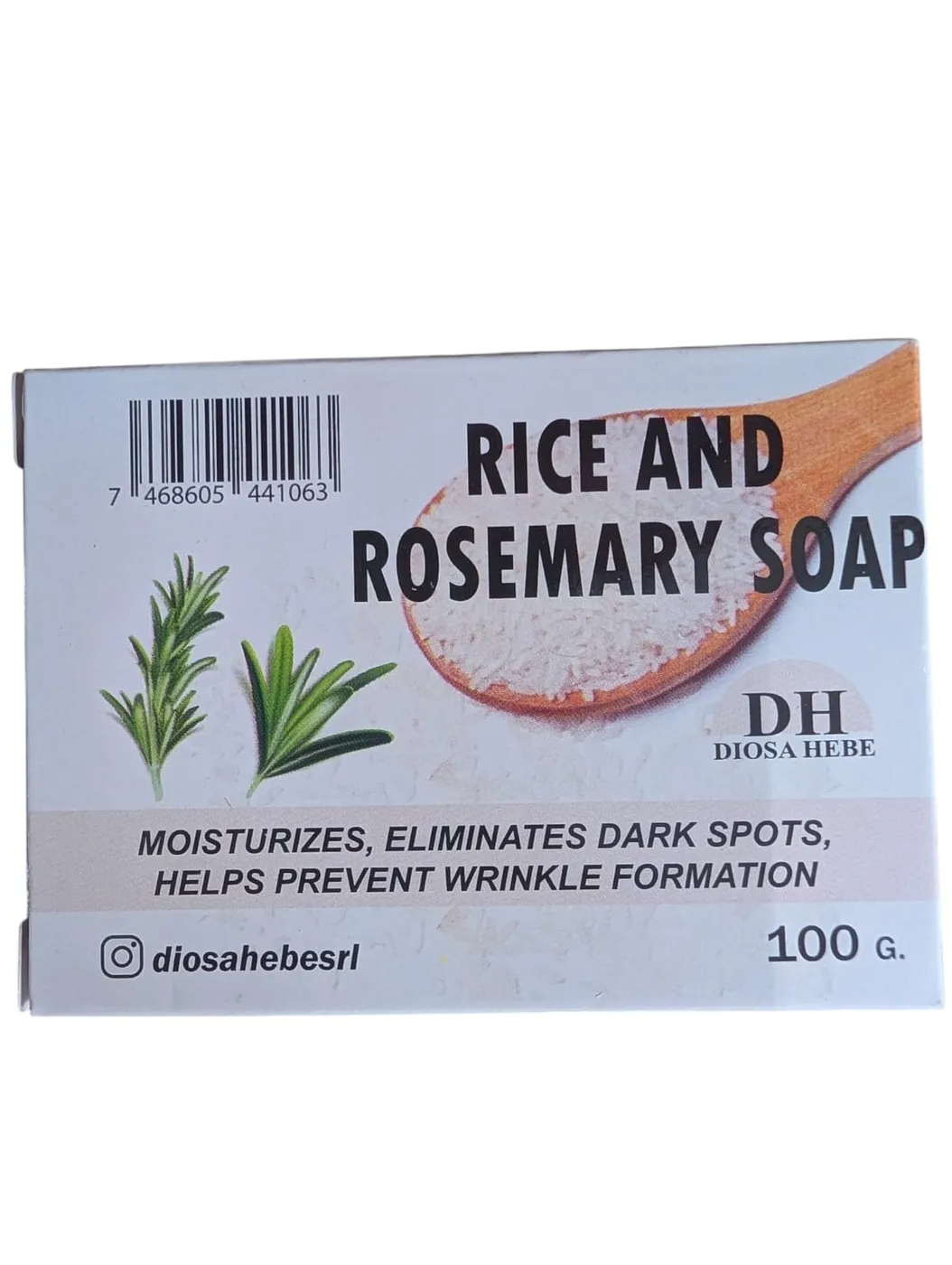 JAB DIOSA ARROZ Y ROMERO 100G