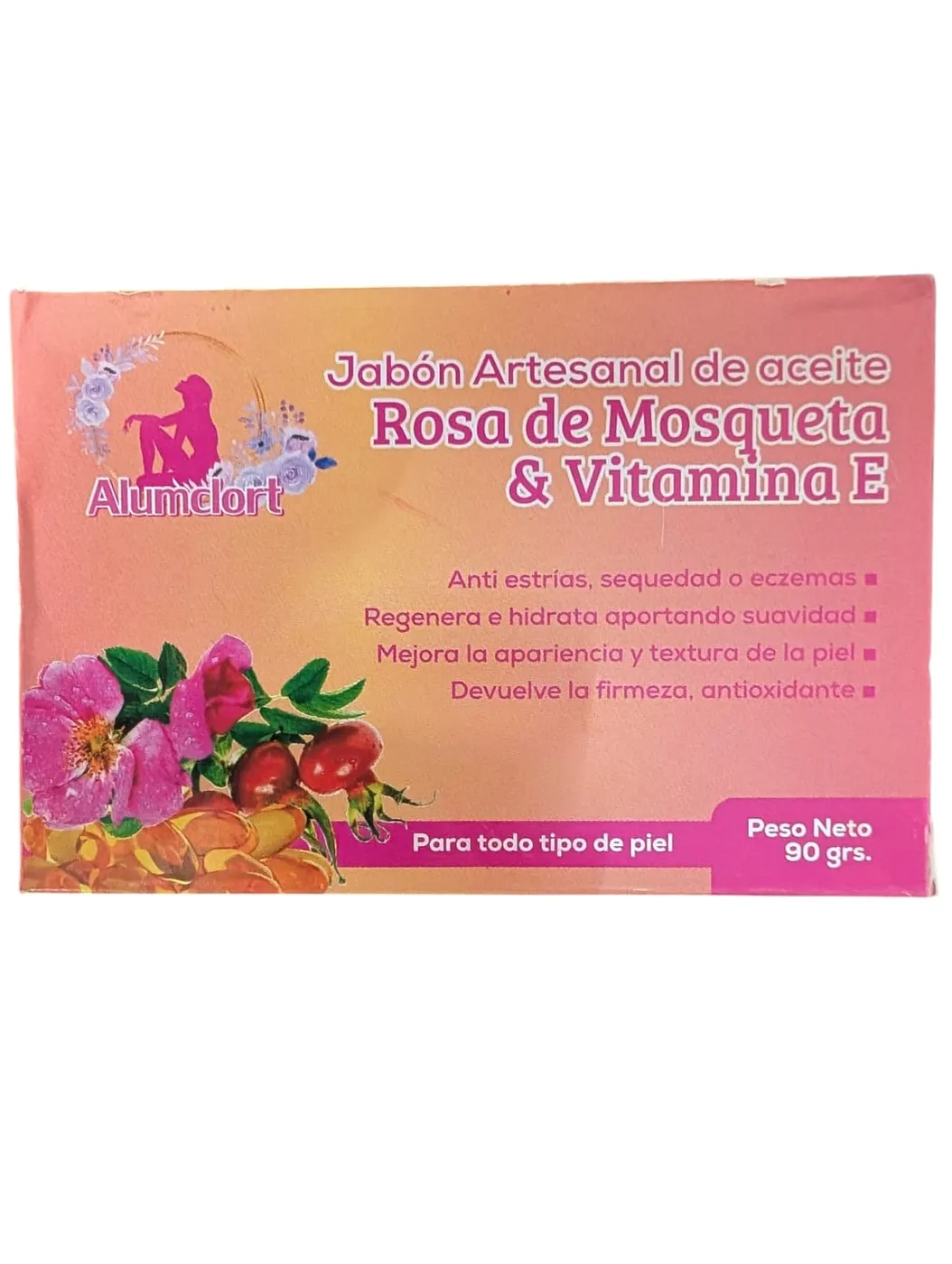 JAB VIT E MOSQUETA ALUMCLORT 90GR
