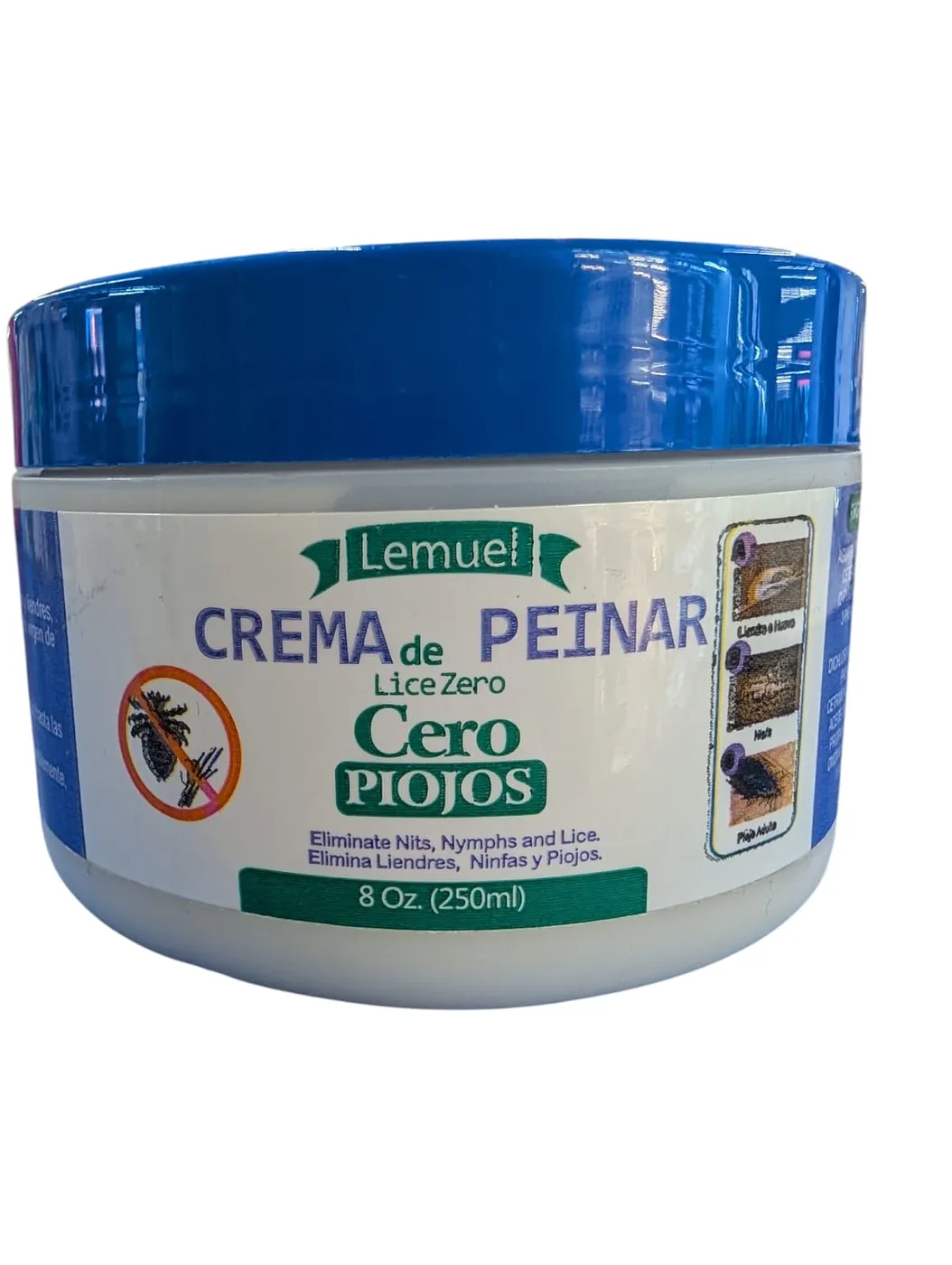 CREMA DE PEINAR CERO PIOJOS 8OZ