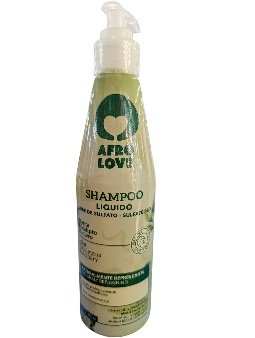 SHAMPOO AFRO LOVE MENTA 10 OZ