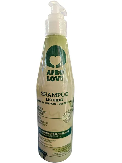 SHAMPOO AFRO LOVE MENTA 10 OZ