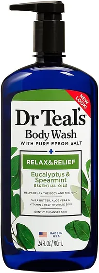 DR TEAL'S BODY WASH EUCALIPTO 24 OZ