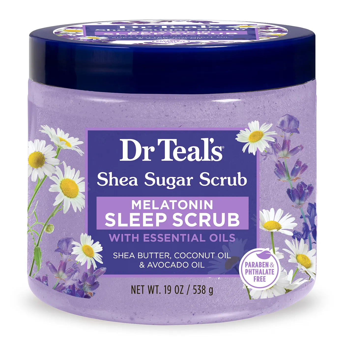 DR TEAL'S SUGAR SCRUB MELATONIN 19 OZ