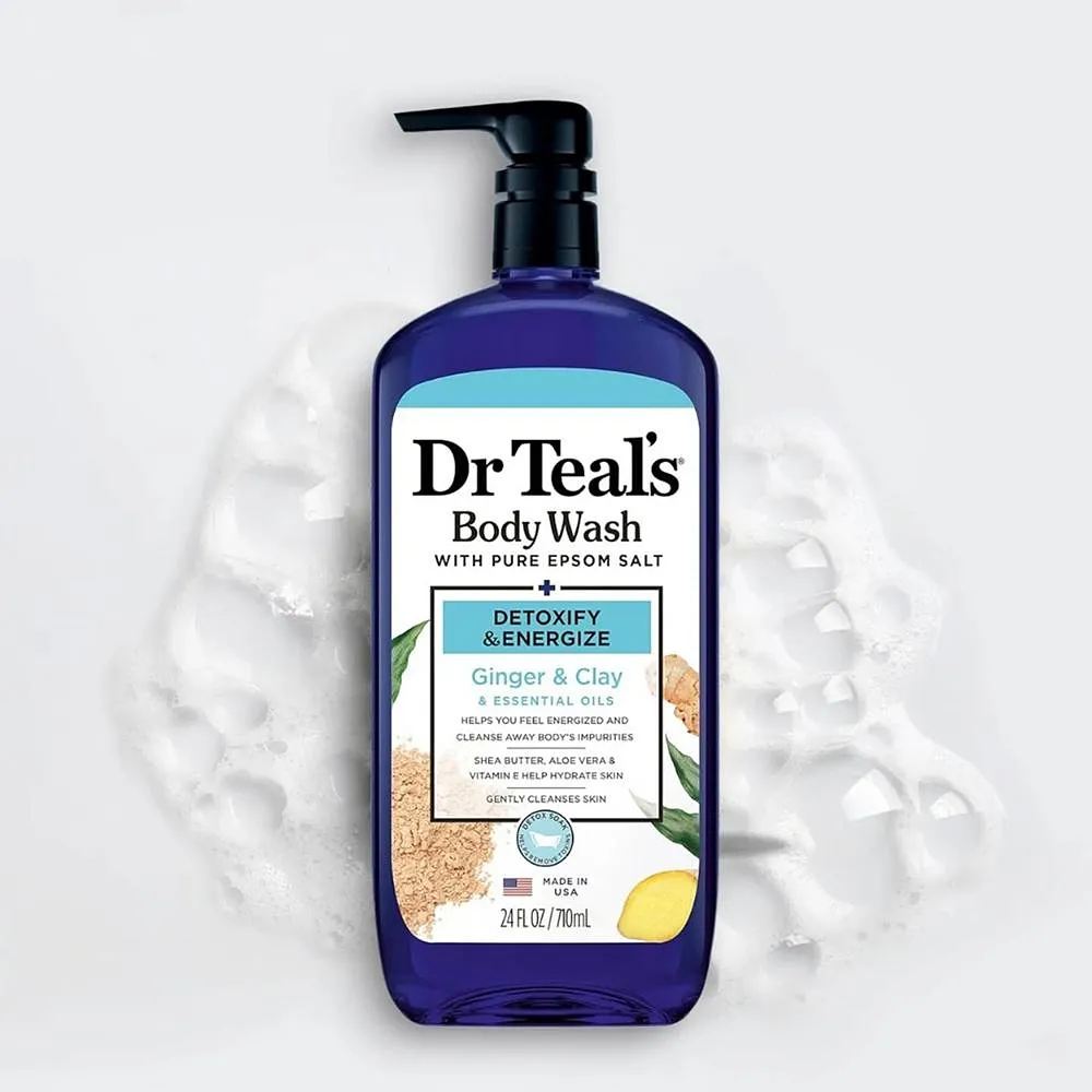 DR TEAL'S BODY WASH DETOX  & ENERGIZE 24oz