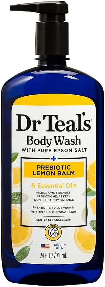 DR TEAL'S BODY WASH PREBIOTIC LEMON 24oz
