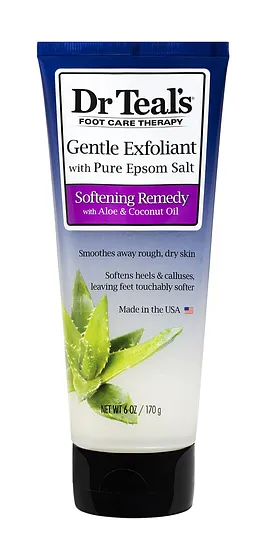 DR TEAL'S FOOT SCRUB EPSOM SALT 6 OZ
