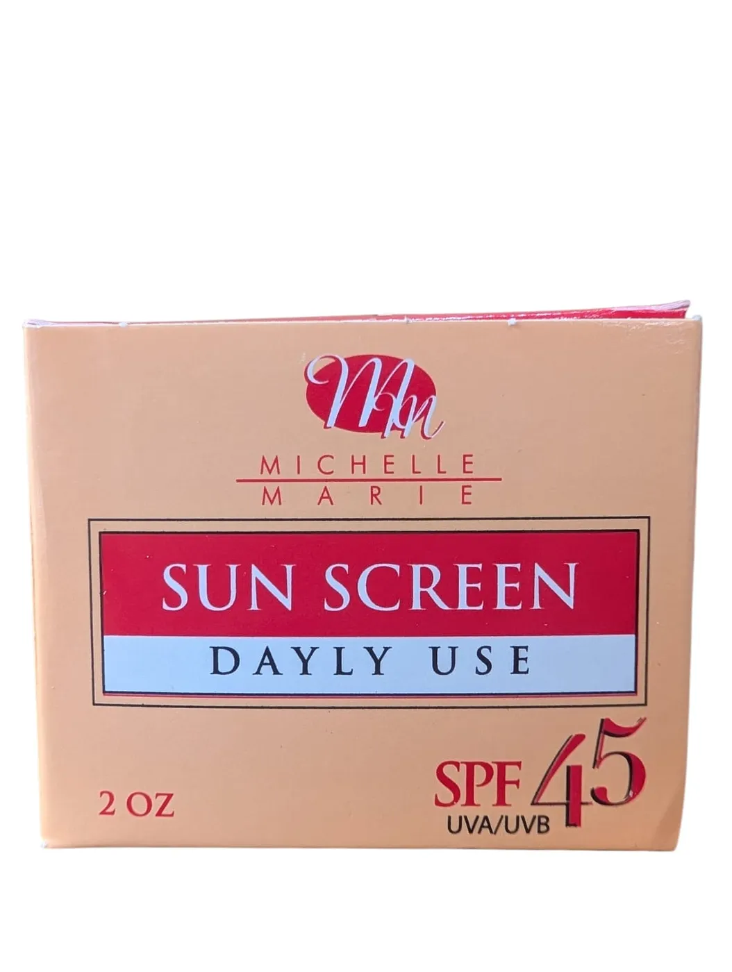 FILTRO SOLAR SPF 45 MICHELLE MARIE 2oz