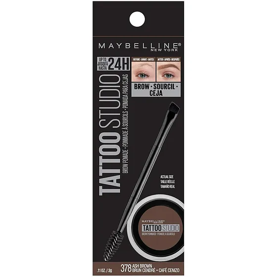 MAYBELLINETATTOOSTUDIO ASH BROWN 378