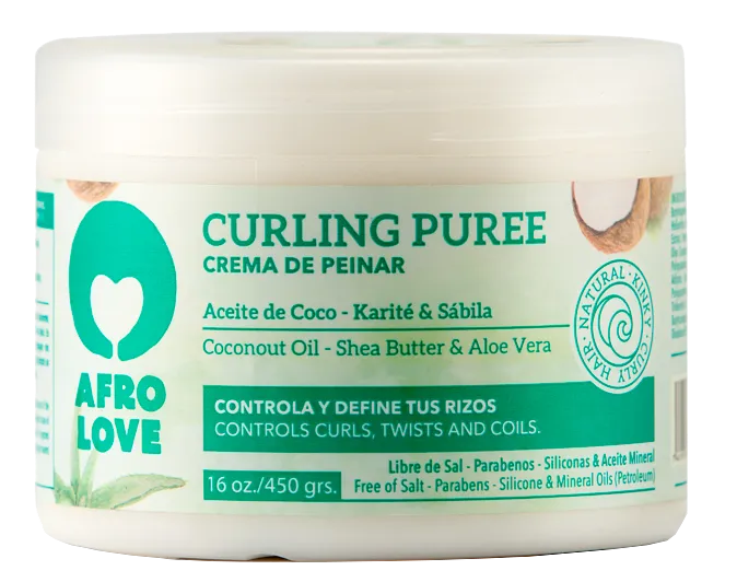 AFRO LOVE CREMA DE PEINAR CURLING PURE 16oz