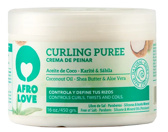 AFRO LOVE CREMA DE PEINAR CURLING PURE 16oz