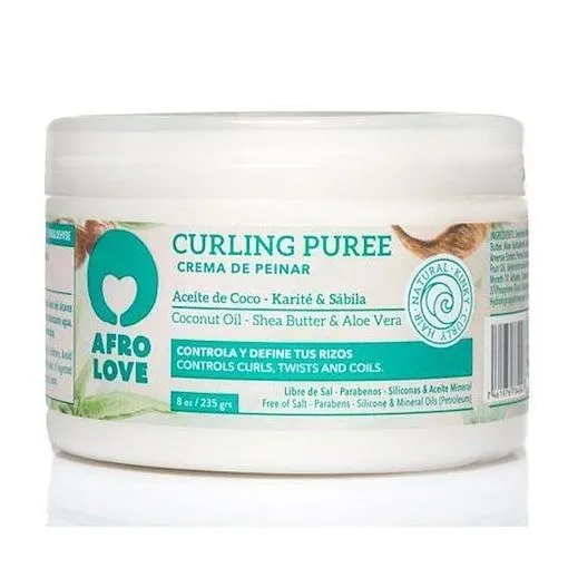 AFRO LOVE CURLING CREMA PEINAR PUREE 8oz