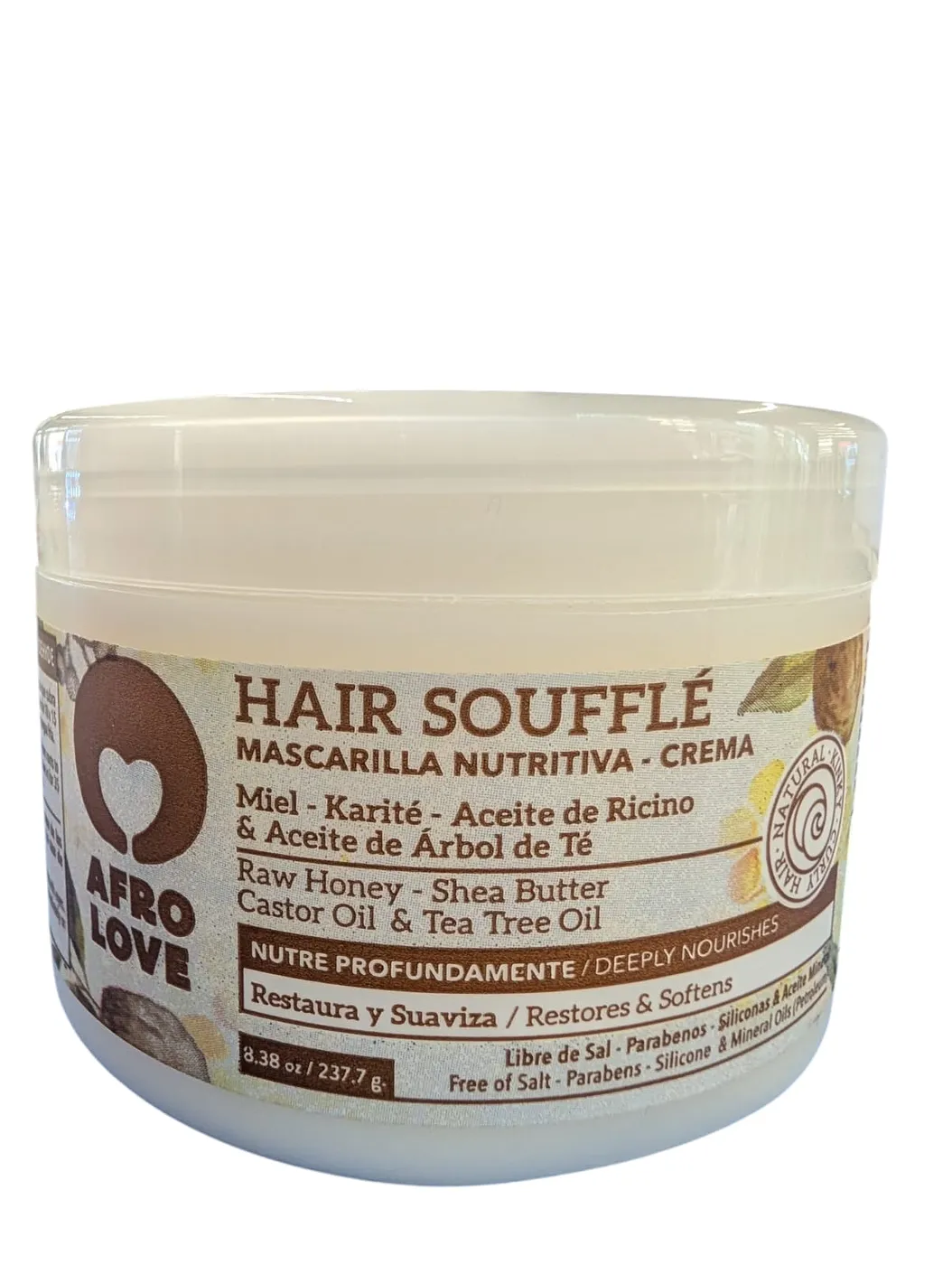 AFRO LOVE MASCARILLA SOUFLE 8 OZ