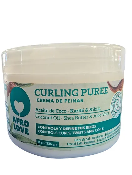AFRO LOVE CURLING CREMA PEINAR PUREE 8oz