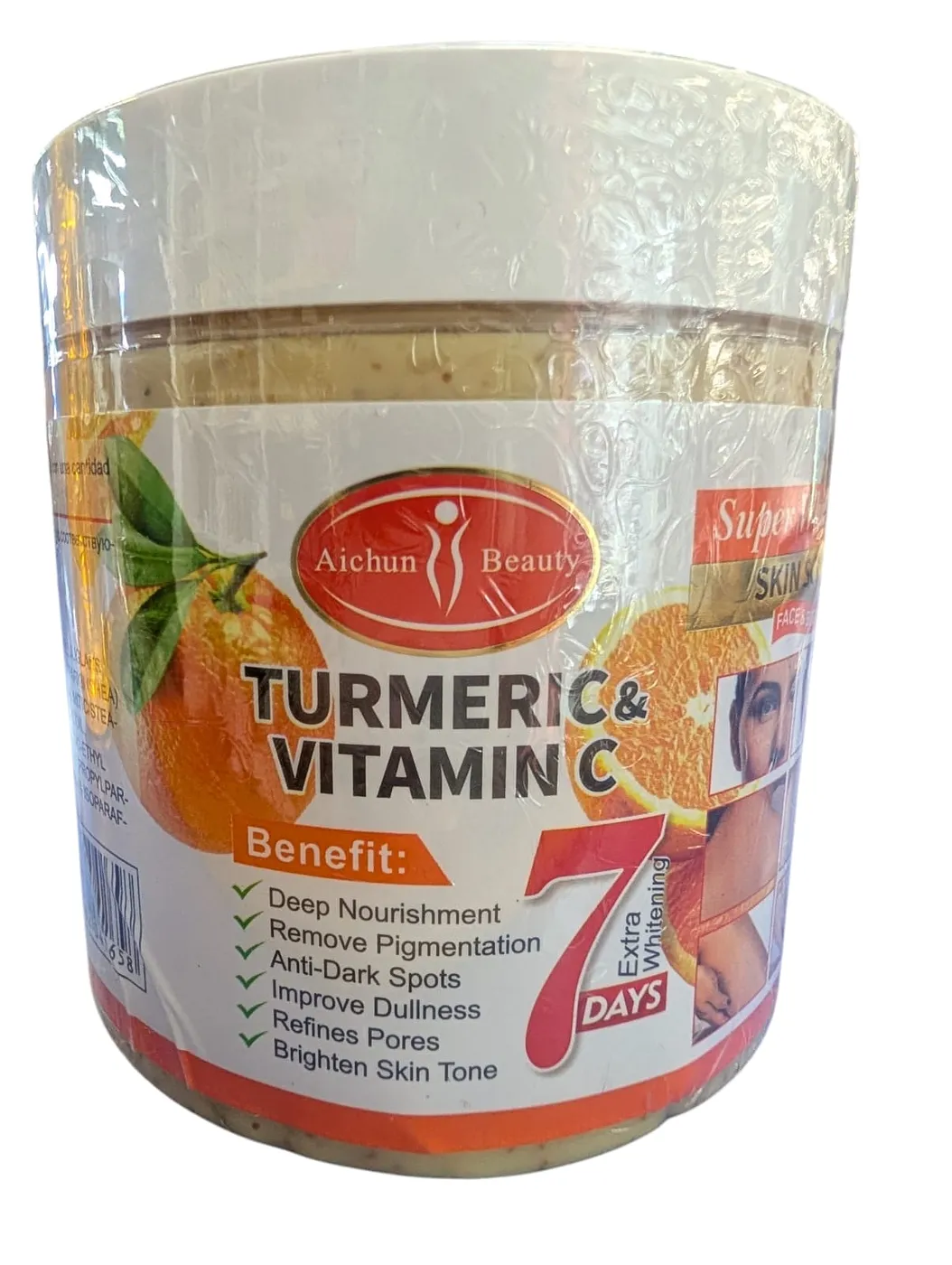 DISAAR TURMERIC SKIN SCRUB 500G
