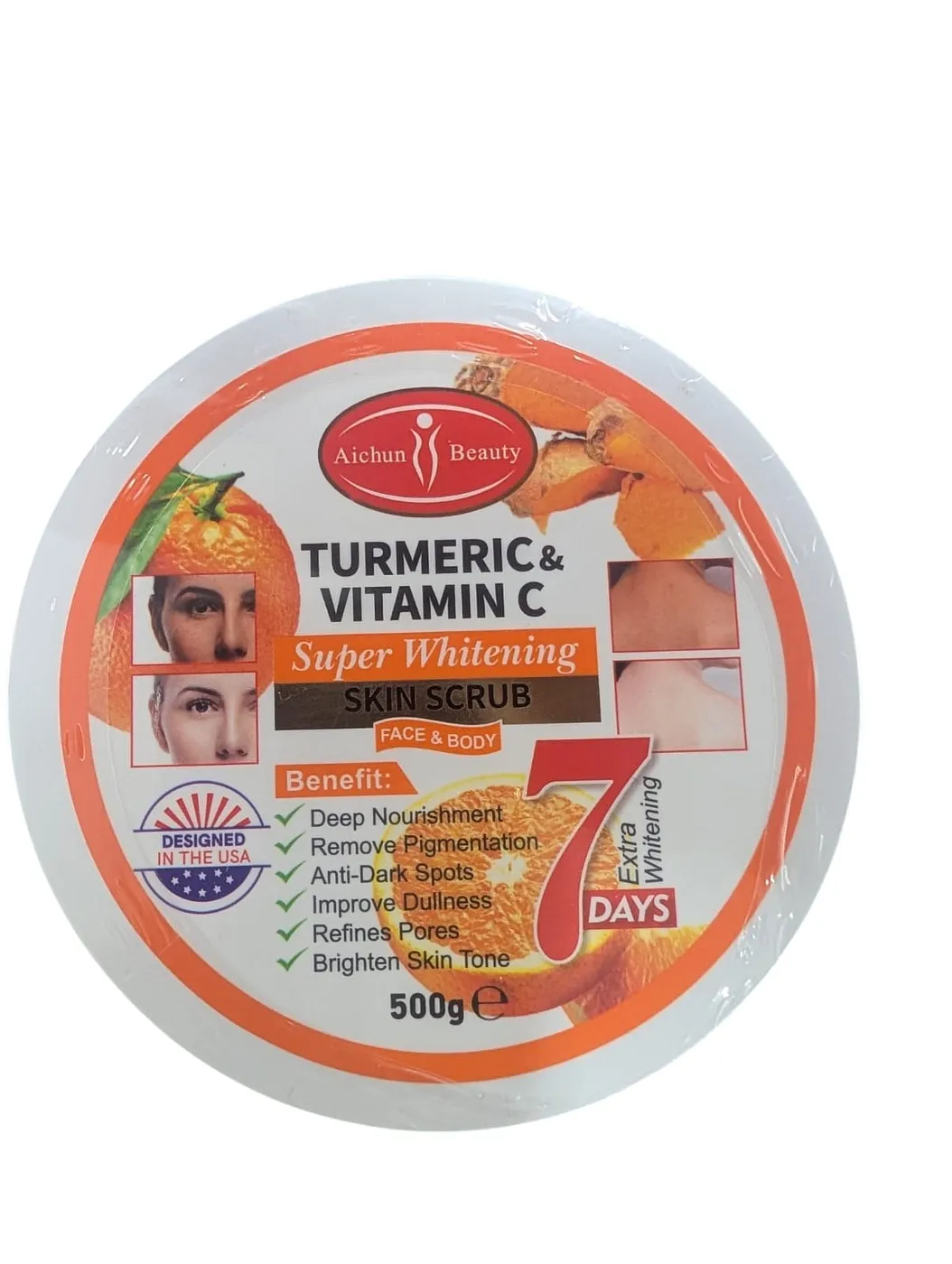 DISAAR TURMERIC SKIN SCRUB 500G