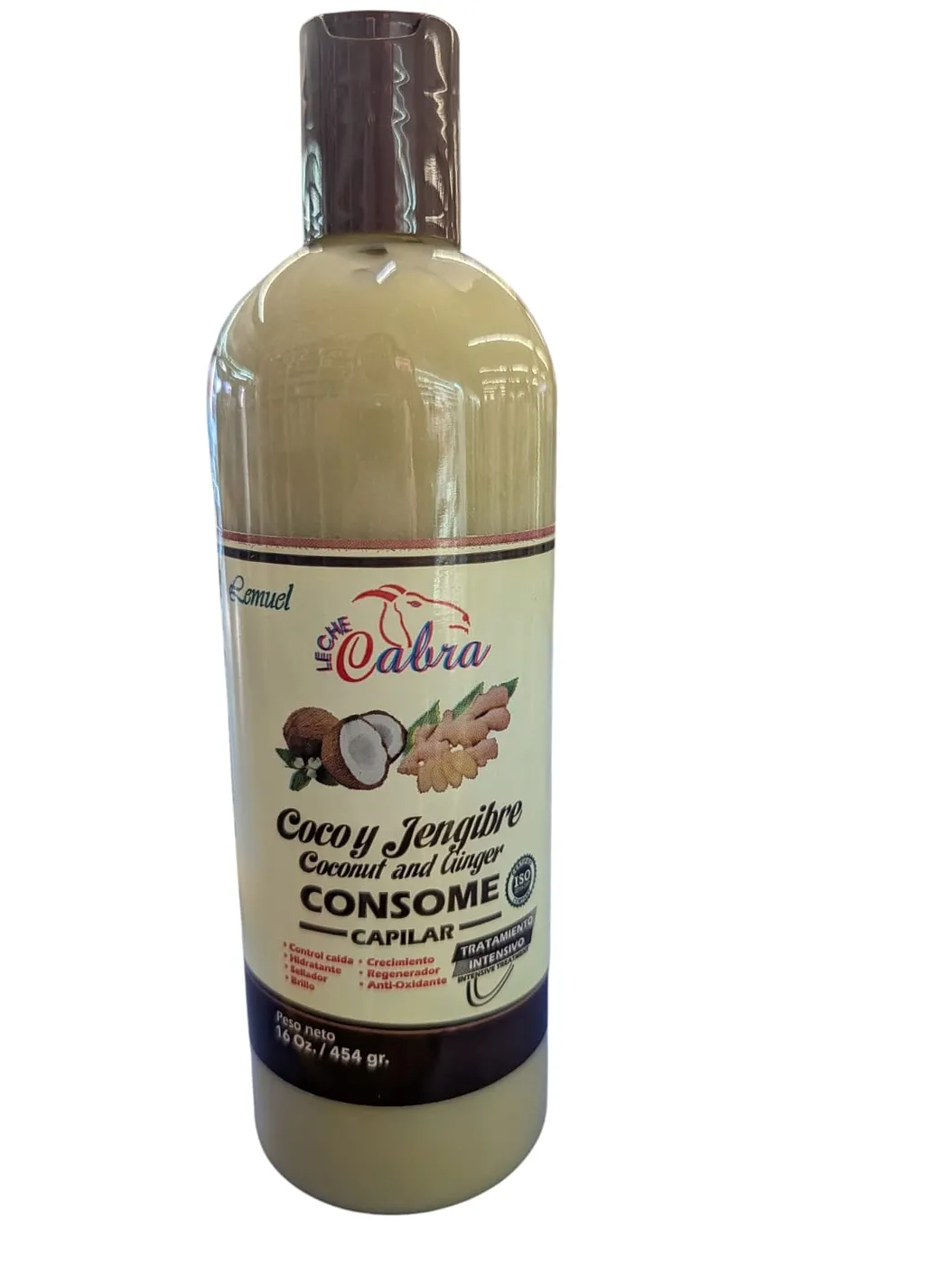 CONSOME COCO Y JENGIBRE LEMUEL 16 OZ