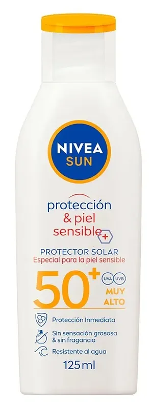 NIVEA SUN PIEL SENSIBLE SPF50 125ML