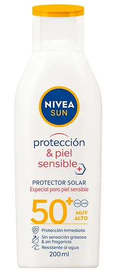 NIVEA SUN PIEL SENSIBLE FPS50 200ML