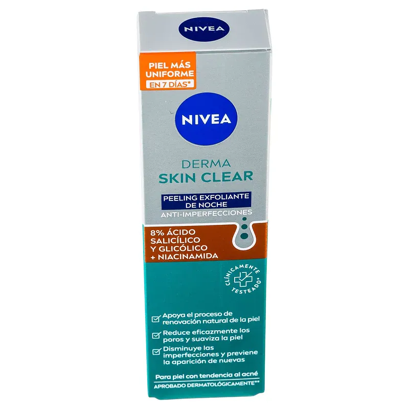 NIVEA DERMA SKIN CLEAR EXFOLIANTE NOCHE 40ML