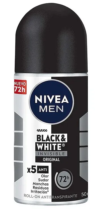 Nivea Desodorante Roll-On Invisible Black & White Power 50ml