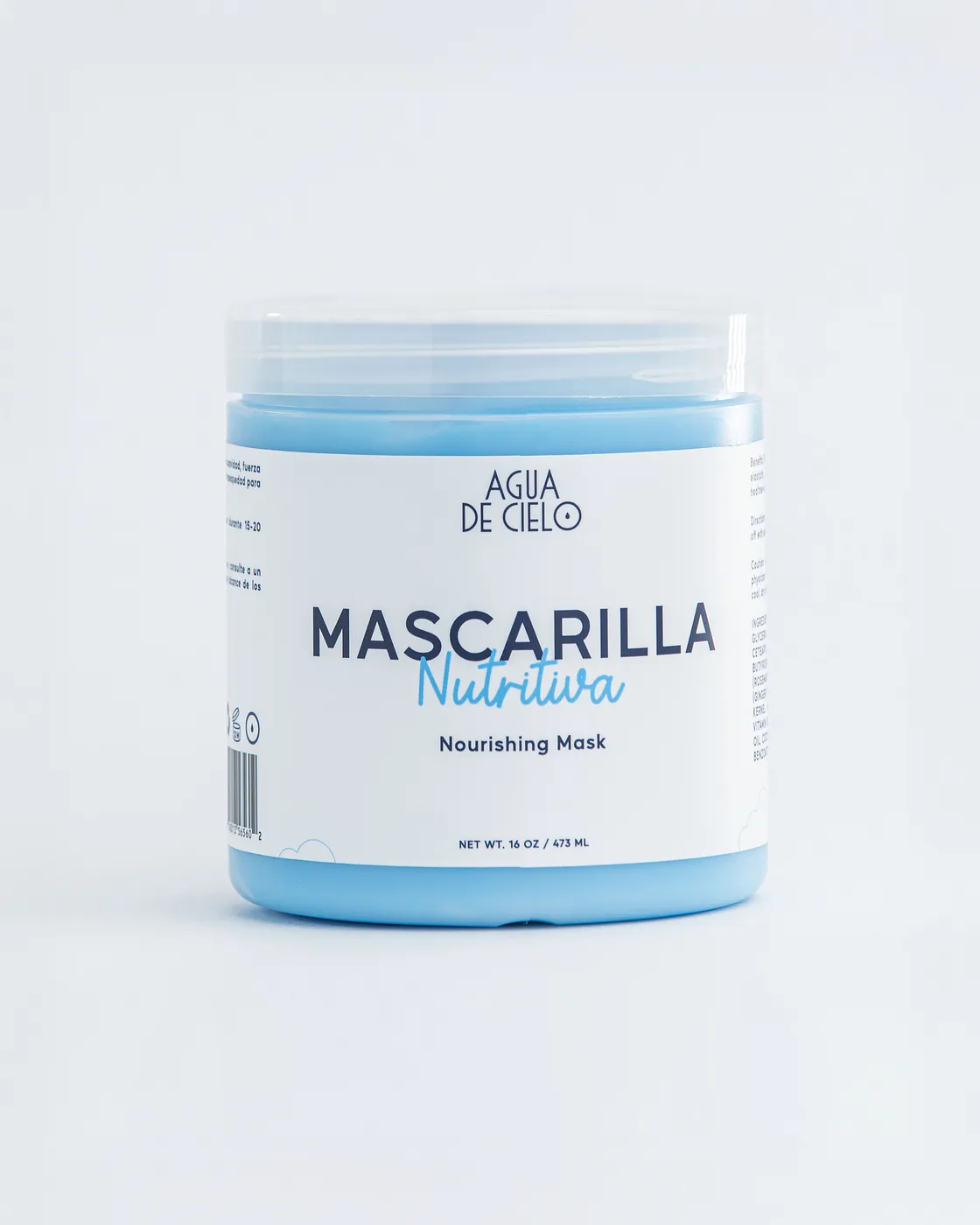 MASCARILLA NUTRITIVA AGUA DE CIELO 16oz