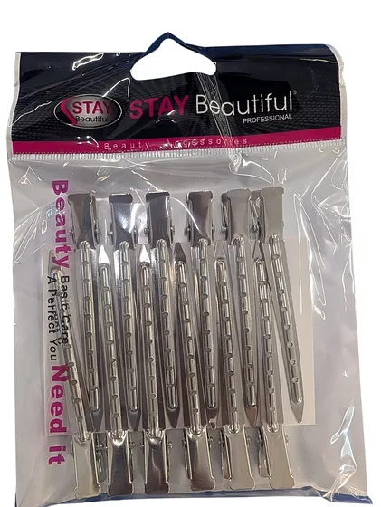 PINZAS DE CABELLO S30-008 12PCS