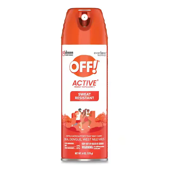 OFF ACTIVE SPRAY SWEET RESISTANT 6 OZ