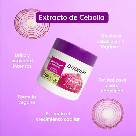 BABARIA MASCARILLA CEBOLLA 400ML