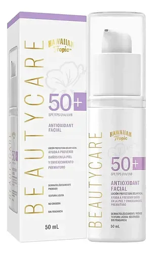 HAWAIIAN TROPIC BEAUTY ANTIOXIDANTE FACIAL 50SPF 50ML