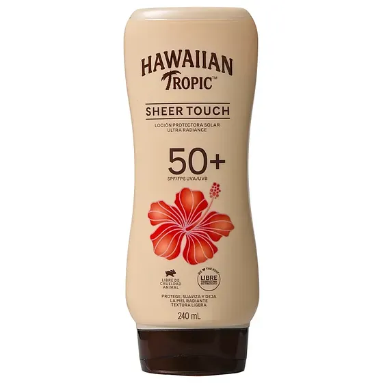 HAWAIIAN TROPIC SHEER TOUCH 50SPF 240ML