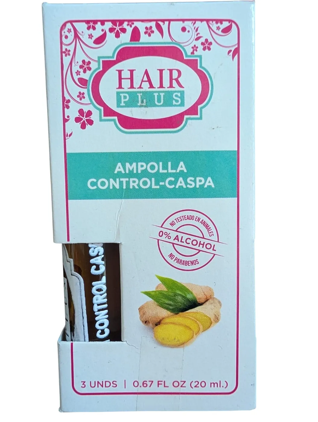 AMPOLLA CONTROL CASPA X3 HP 0.65oz