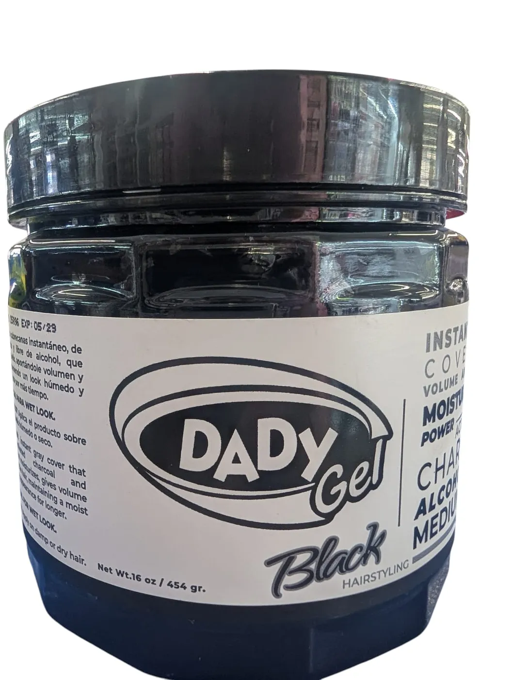 DADY GEL BLACK CUBRE CANAS 16 OZ