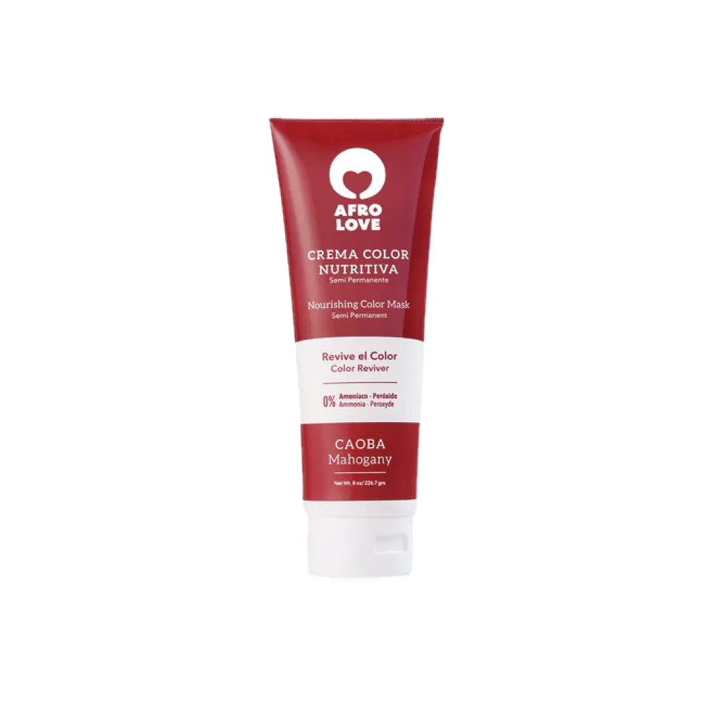 AFRO LOVE CREMA COLOR CAOBA 8oz
