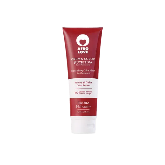 AFRO LOVE CREMA COLOR CAOBA 8oz