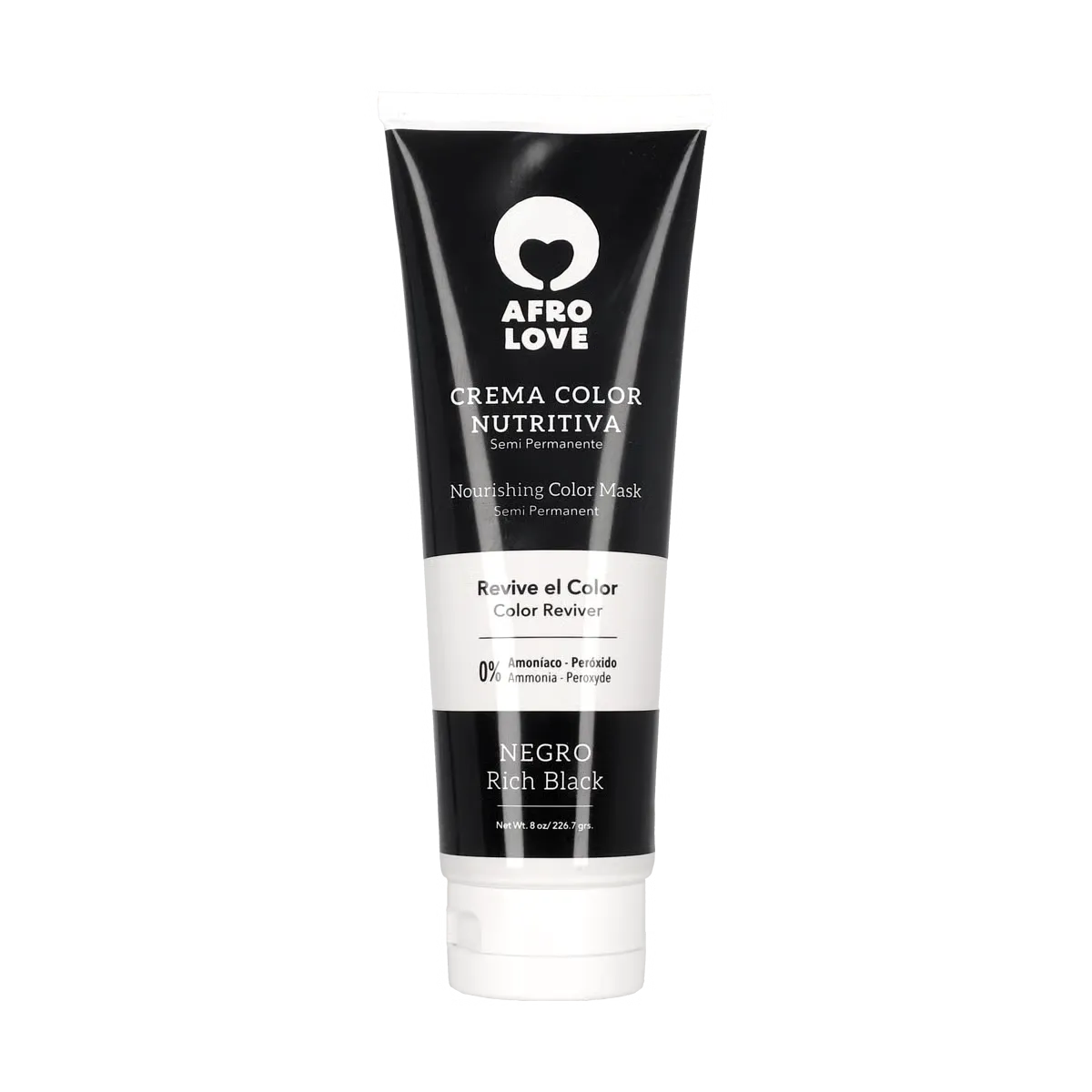 AFRO LOVE CREMA COLOR NEGRO 8oz