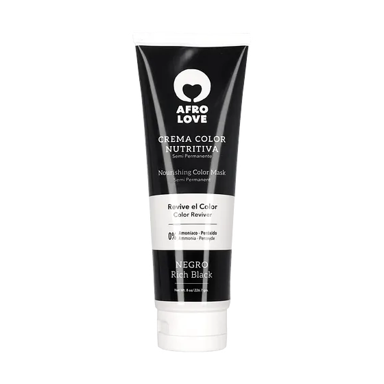 AFRO LOVE CREMA COLOR NEGRO 8oz