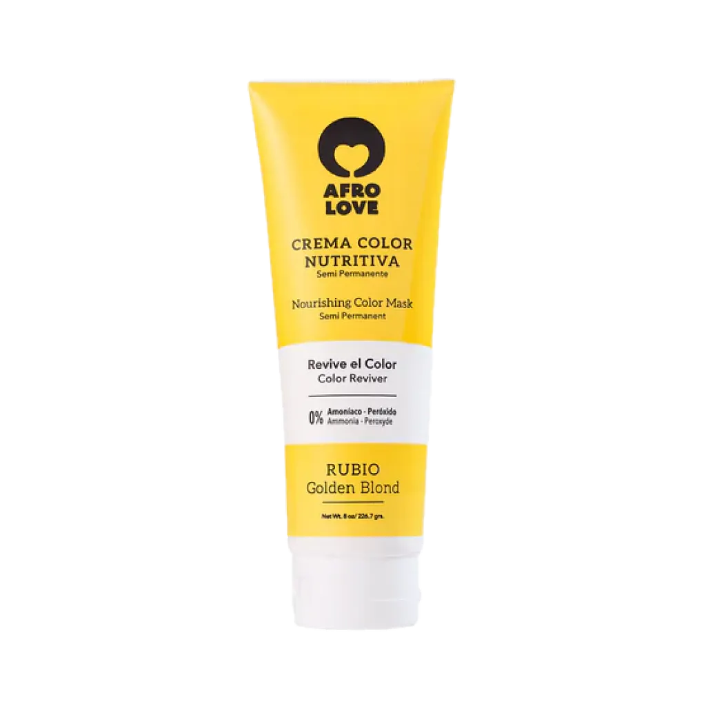 AFRO LOVE CREMA COLOR RUBIO 8oz