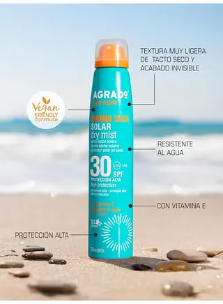 AGRADO SUN CARE BRUMA SECA SOLAR 200ML