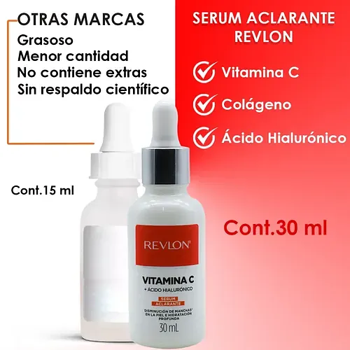 REVLON SERUM VIT C + ACIDO HIALURONICO 30 ML