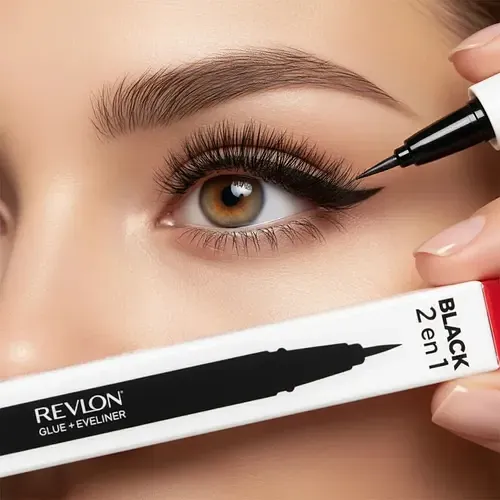 REVLON DELINEADOR MAS PEGAMENTO PESTAÑAS 2N1