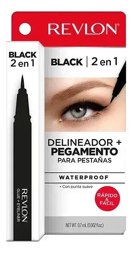 REVLON DELINEADOR MAS PEGAMENTO PESTAÑAS 2N1