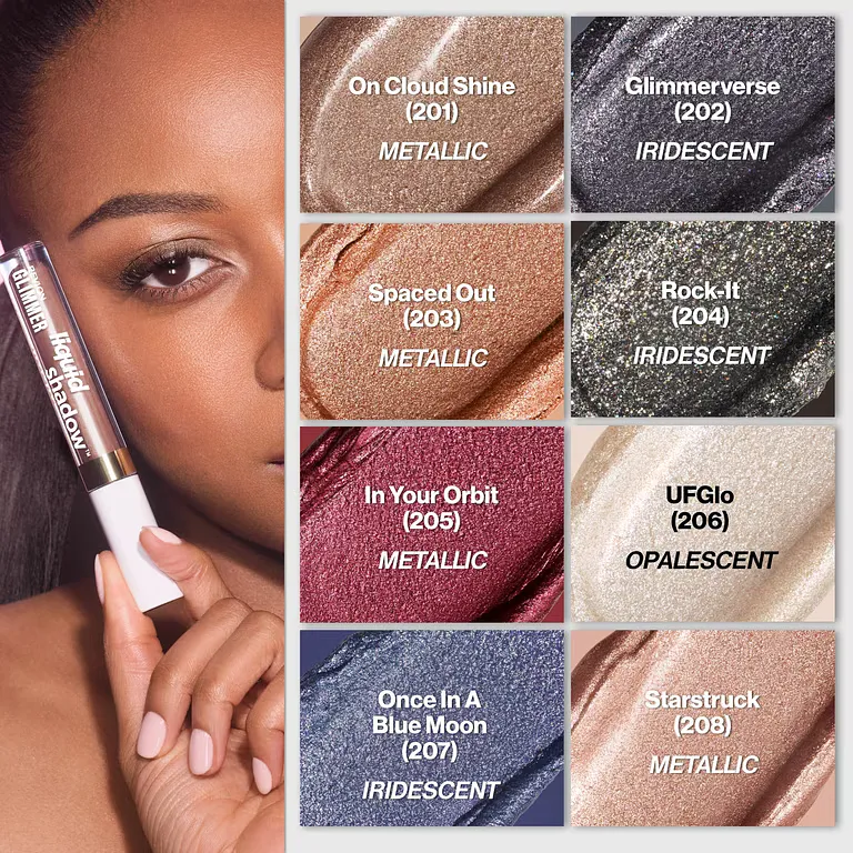 REVLON GLIMMER LIQ. EYE SHDW ON CLOUD SHINE 201