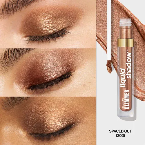 REVLON GLIMMER LIQ. EYE SHDW SPACED OUT 203