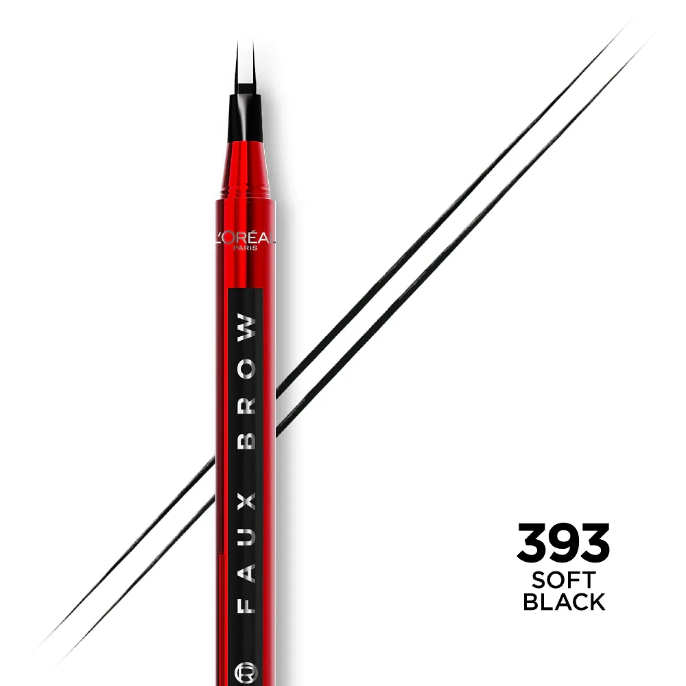 L'OREAL FAUX BROW SOFT BLACK LP 393